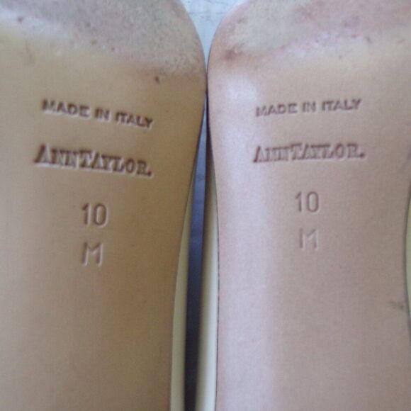 Ann Taylor leather italian heels 10 - Picture 9 of 9